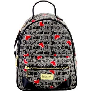 SOLD Juicy Couture Black Heart Backpack